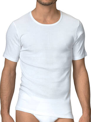 CALIDA Cotton 1:1 T-Shirt weiss