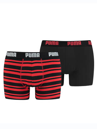 PUMA Heritage Stripe Boxer rot/schwarz